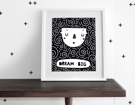 Dream Big! - Modern Wall Art -